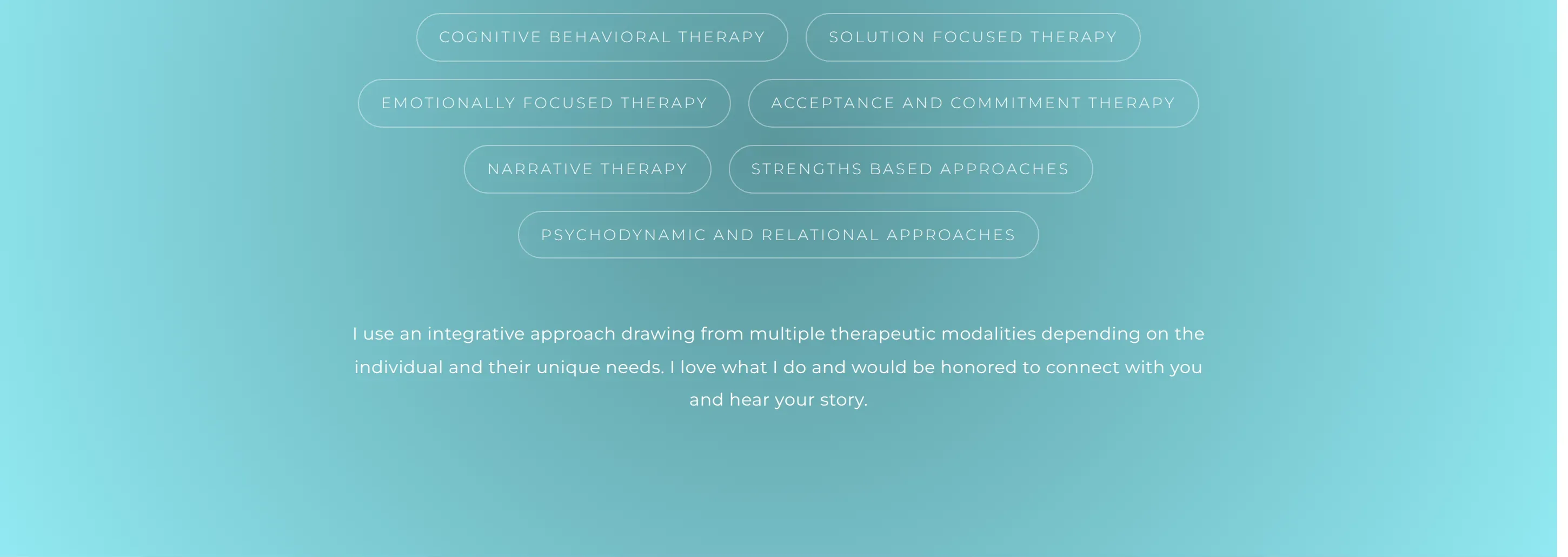 Therapeutic styles on a counseling practice website